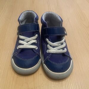 See Kai Run Navy and White Kids Sneakers